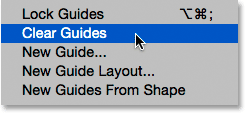 view>clear guides ( ساخت یک Clipping Mask در فتوشاپ )