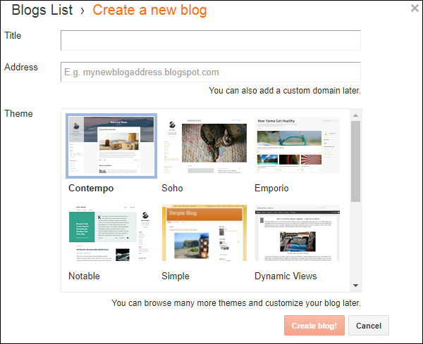 ایجاد وبلاگ با Blogger.com - راه اندازی Google Tag Manager