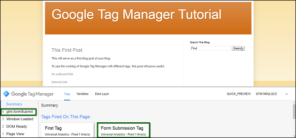 ایجاد Form Submission Tags با استفاده از Google Tag Manager