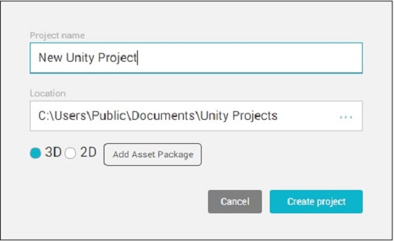 نحوه نصب و راه اندازی Unity - ایجاد اولین پروژه در یونیتی