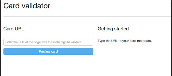 card validator ( کارت های توییتر و کاربرد های آن )