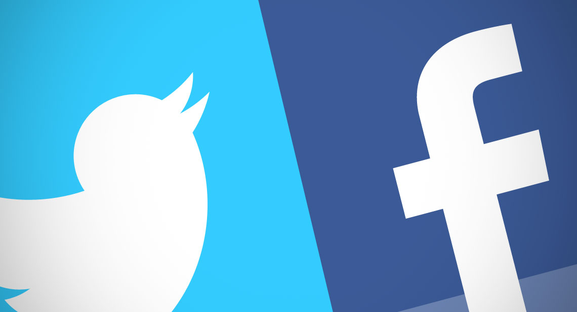 فیسبوک و توئیتر ( مهم ترین شبکه های اجتماعی در بازاریابی محتوا )