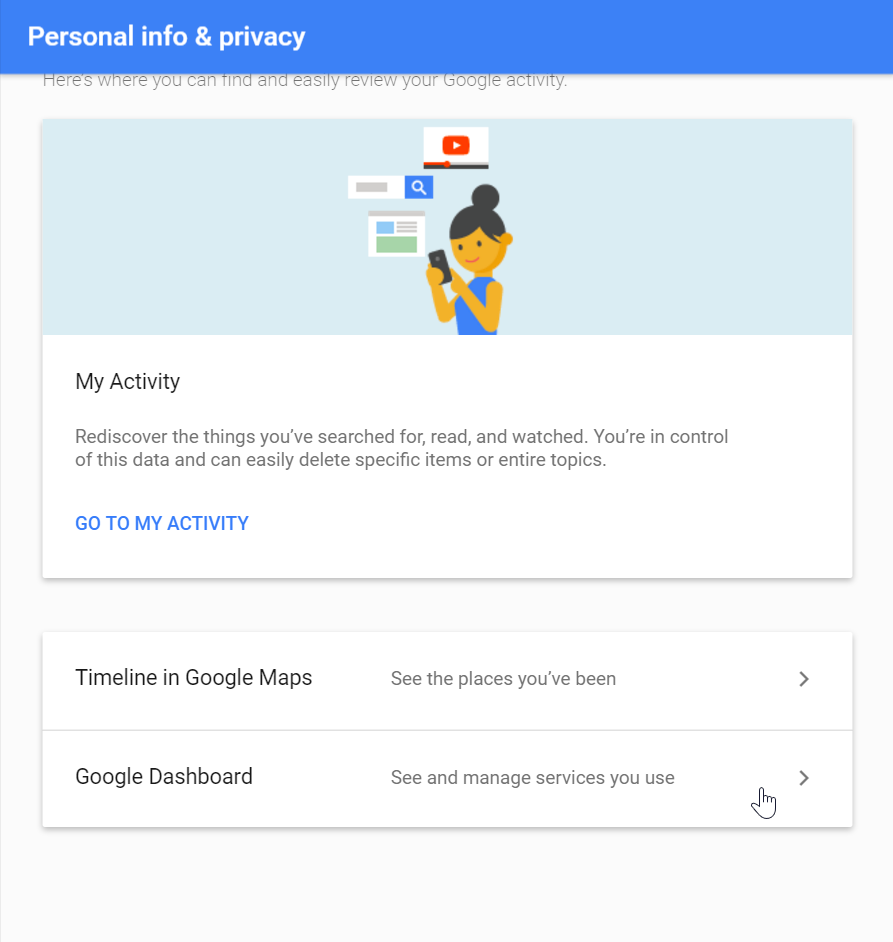 دسترسی به داشبورد گوگل ( آموزش کار با داشبورد گوگل با کمک گوگل اکانت ) 