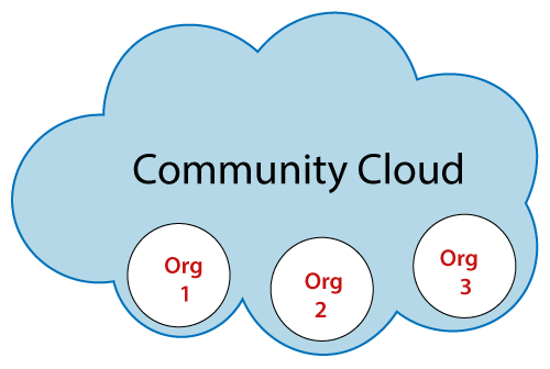 انواع ابر در رایانش ابری (Cloud Computing) - ابر اجتماعی (Community Cloud)