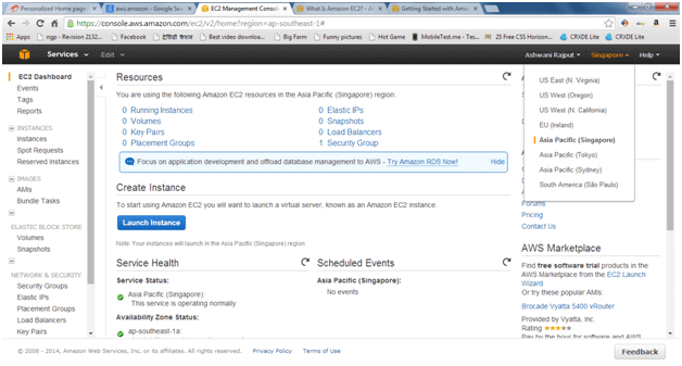 ایجاد Amazon EC2 - رایانش ابری (Cloud Computing)