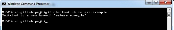 ساخت شعبه جدیدی با نام rebase-example- آشنایی با عملیات Rebase در گیت لب GitLab
