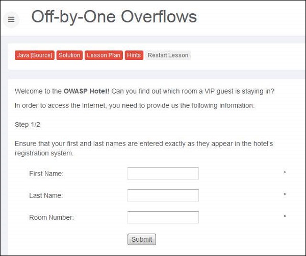 با نام و شماره room - تاثیر Buffer Overflows در تست امنیت