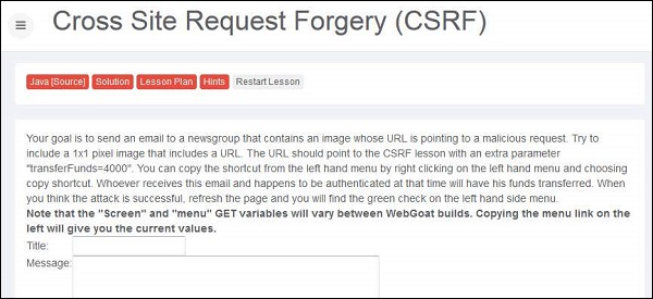 تعبیه اسکریپت جاوا در یک تصویر و جعل CSRF - تاثیر CSRF در تست امنیت