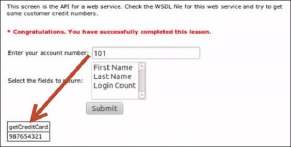 به دست آوردن اطلاعات کارت اعتباری سایر کاربران - بررسی سروریس های وب در تست امنیت